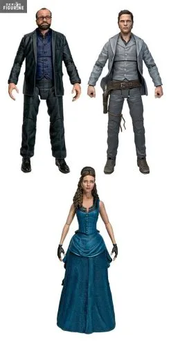 Westworld - Pack 3 Figurines Clémentine, Teddy Et Bernard, Select Série 2