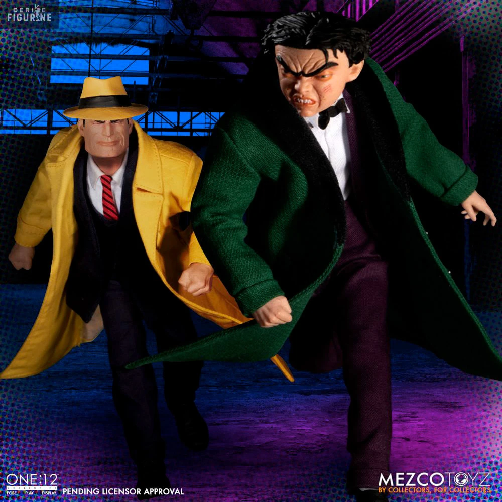Pack Figurines Dick Tracy Vs Flattop Boxed Set, One:12 2 Pack Figurines Dick Tracy Vs Flattop Boxed Set, One:12 – Image 2