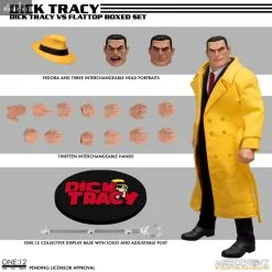 Pack Figurines Dick Tracy Vs Flattop Boxed Set, One:12
