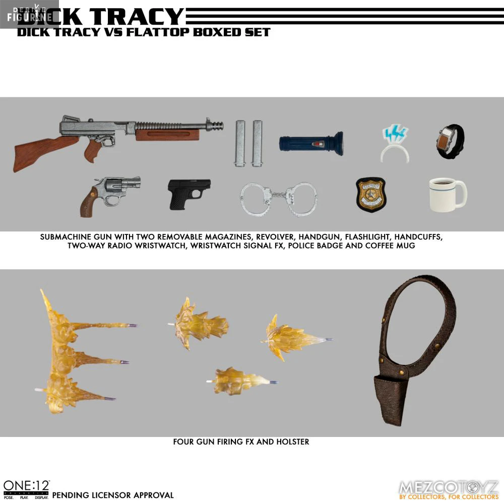 Pack Figurines Dick Tracy Vs Flattop Boxed Set, One:12 6 Pack Figurines Dick Tracy Vs Flattop Boxed Set, One:12 – Image 6