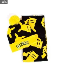 Pokémon - Pack Bonnet Et écharpe Pikachu