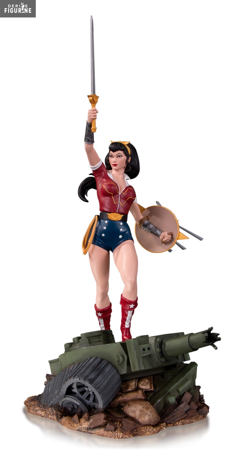 DC Comics - Figurine De Wonder Woman, Bombshells Deluxe Statue, Edition Limitée à 5 000 Exemplaires 1 DC Comics - Figurine De Wonder Woman, Bombshells Deluxe Statue, Edition Limitée à 5 000 Exemplaires