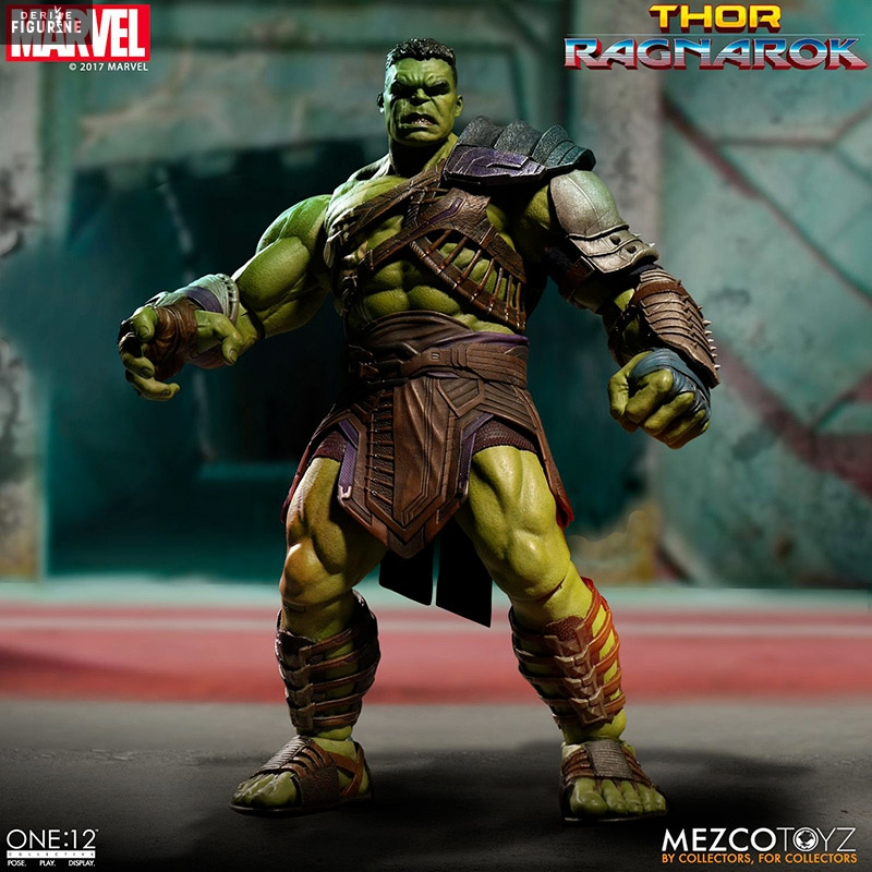 Marvel, Thor Ragnarok - Figurine Hulk, One:12 1 Marvel, Thor Ragnarok - Figurine Hulk, One:12