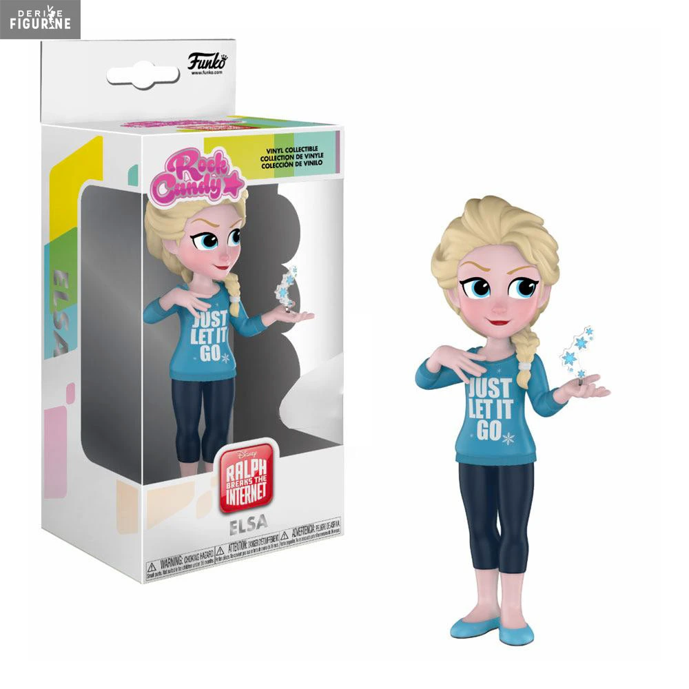 Disney, Ralph 2.0 - Figurine Elsa Ou Anna Comfy Princesses, Rock Candy 1 Disney, Ralph 2.0 - Figurine Elsa Ou Anna Comfy Princesses, Rock Candy