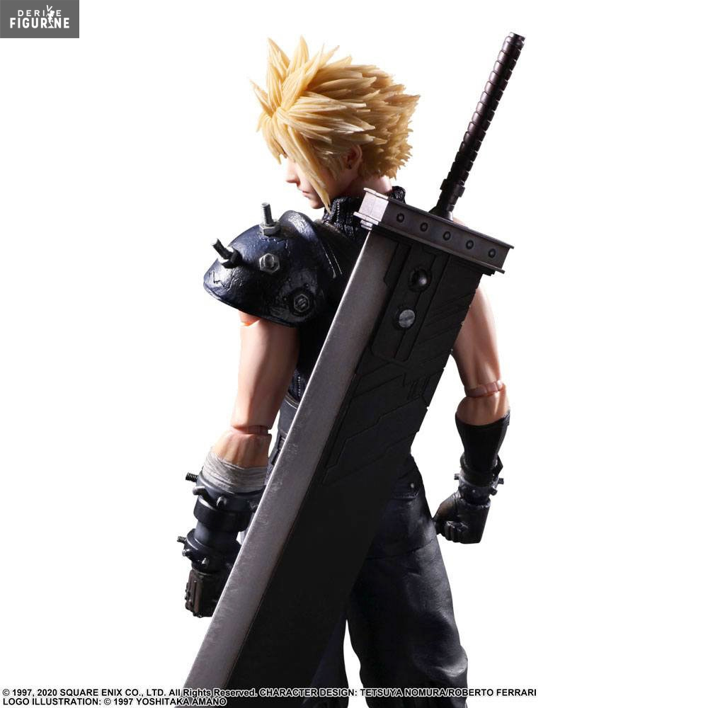 Final Fantasy VII Remake - Figurine Cloud Strife Ou Barret Wallace, Play Arts Kai Ver. 2 4 Final Fantasy VII Remake - Figurine Cloud Strife Ou Barret Wallace, Play Arts Kai Ver. 2 – Image 4
