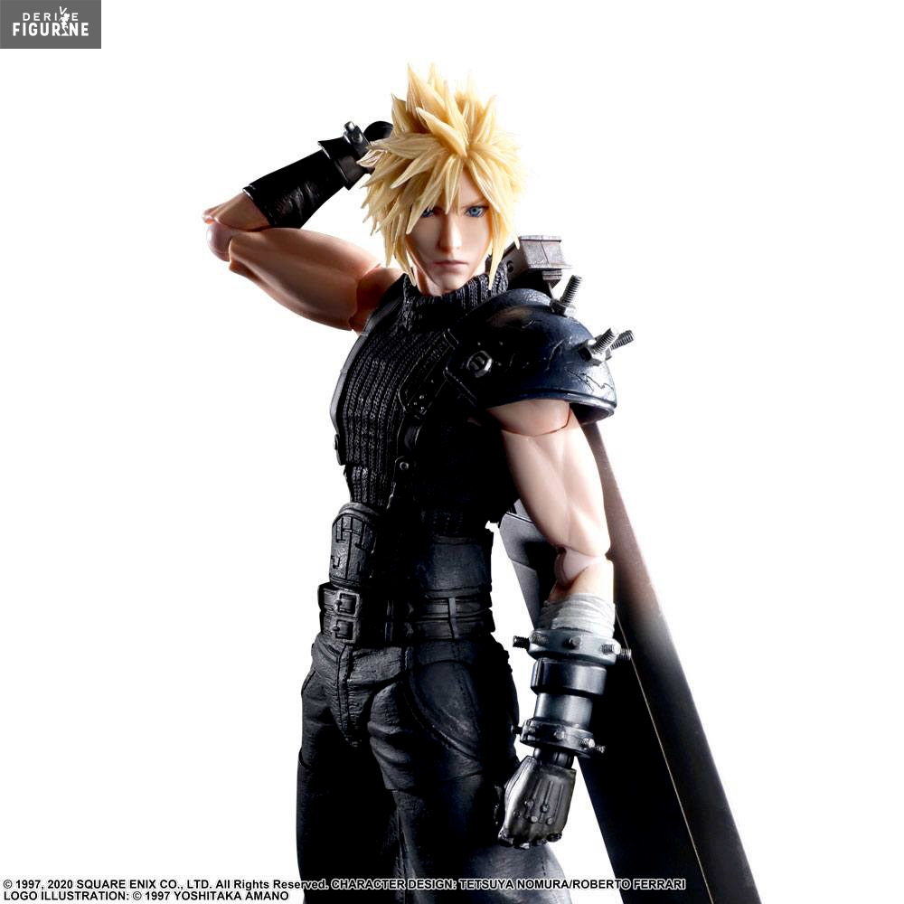 Final Fantasy VII Remake - Figurine Cloud Strife Ou Barret Wallace, Play Arts Kai Ver. 2 5 Final Fantasy VII Remake - Figurine Cloud Strife Ou Barret Wallace, Play Arts Kai Ver. 2 – Image 5