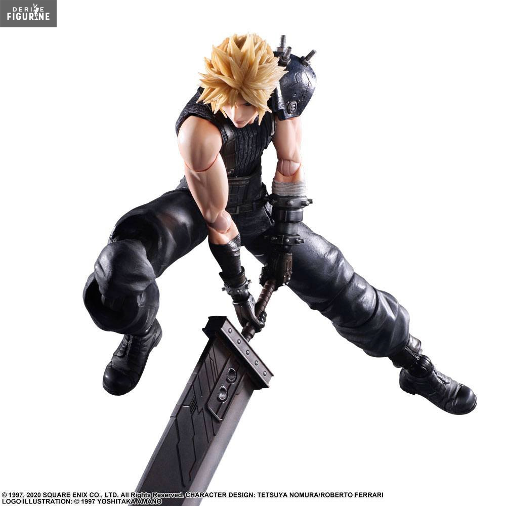 Final Fantasy VII Remake - Figurine Cloud Strife Ou Barret Wallace, Play Arts Kai Ver. 2 6 Final Fantasy VII Remake - Figurine Cloud Strife Ou Barret Wallace, Play Arts Kai Ver. 2 – Image 6