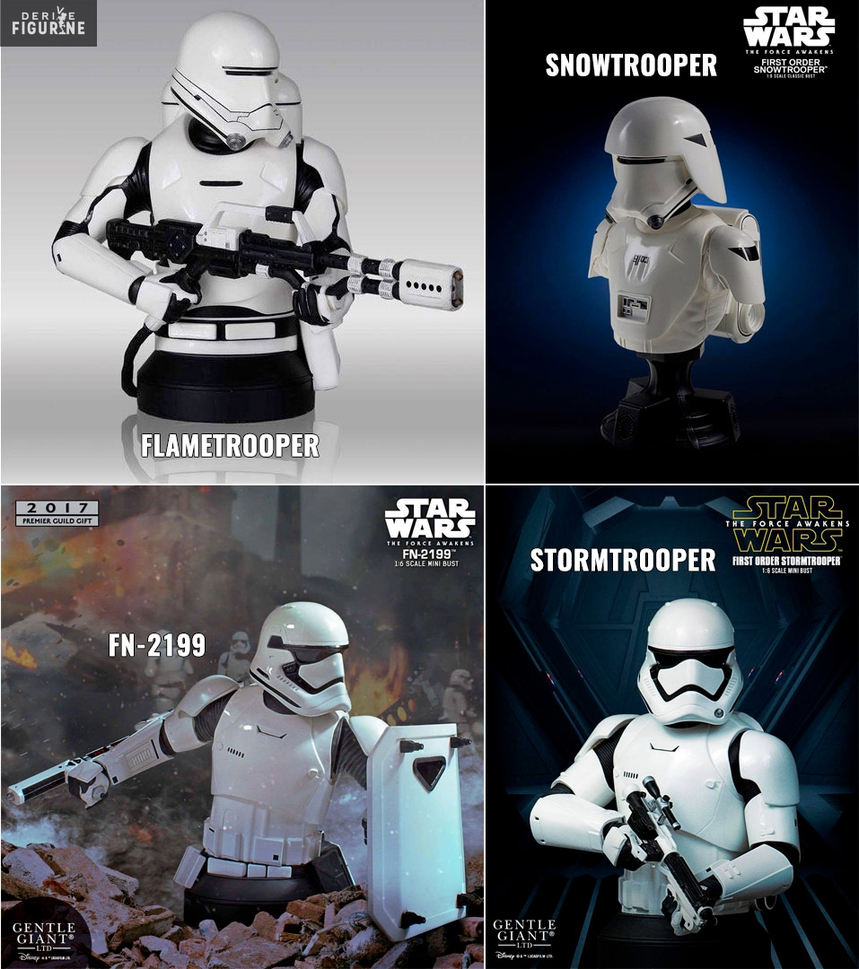 Star Wars Episode VII - Buste Snowtrooper, Flametrooper, FN-2199 Ou Stormtrooper 3 Star Wars Episode VII - Buste Snowtrooper, Flametrooper, FN-2199 Ou Stormtrooper – Image 3