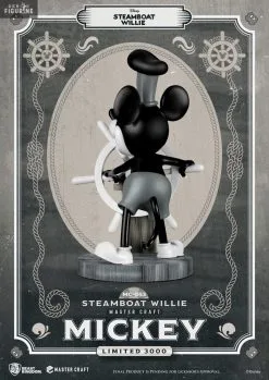 Disney, Steamboat Willie - Figurine Mickey, Master Craft -Jeux Vidéo Soldes Magasin steamboat willie figurine mickey master craft 2