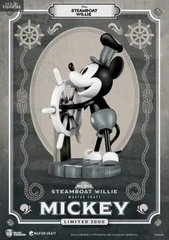 Disney, Steamboat Willie - Figurine Mickey, Master Craft -Jeux Vidéo Soldes Magasin steamboat willie figurine mickey master craft 3