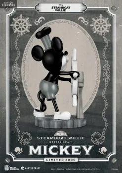 Disney, Steamboat Willie - Figurine Mickey, Master Craft -Jeux Vidéo Soldes Magasin steamboat willie figurine mickey master craft 4