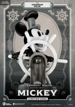 Disney, Steamboat Willie - Figurine Mickey, Master Craft -Jeux Vidéo Soldes Magasin steamboat willie figurine mickey master craft 5