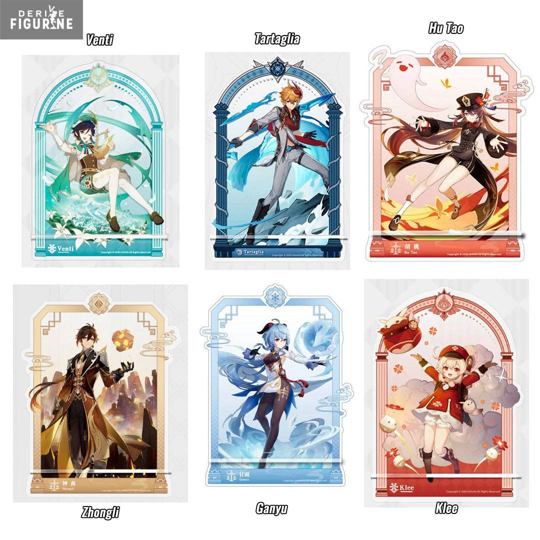 PRÉCOMMANDE - Genshin Impact - Figurine Support Téléphone Acrylique Venti, Klee, Tartaglia, Ganyu, Hu Tao Ou Zhongli 2 PRÉCOMMANDE - Genshin Impact - Figurine Support Téléphone Acrylique Venti, Klee, Tartaglia, Ganyu, Hu Tao Ou Zhongli – Image 2