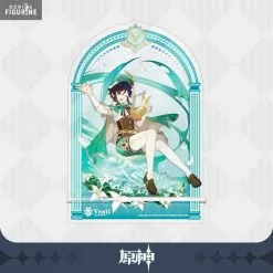 PRÉCOMMANDE - Genshin Impact - Figurine Support Téléphone Acrylique Venti, Klee, Tartaglia, Ganyu, Hu Tao Ou Zhongli