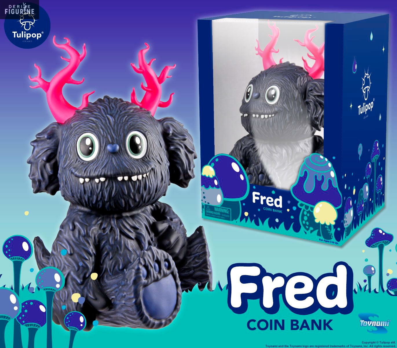 Tulipop - Tirelire Fred 1 Tulipop - Tirelire Fred